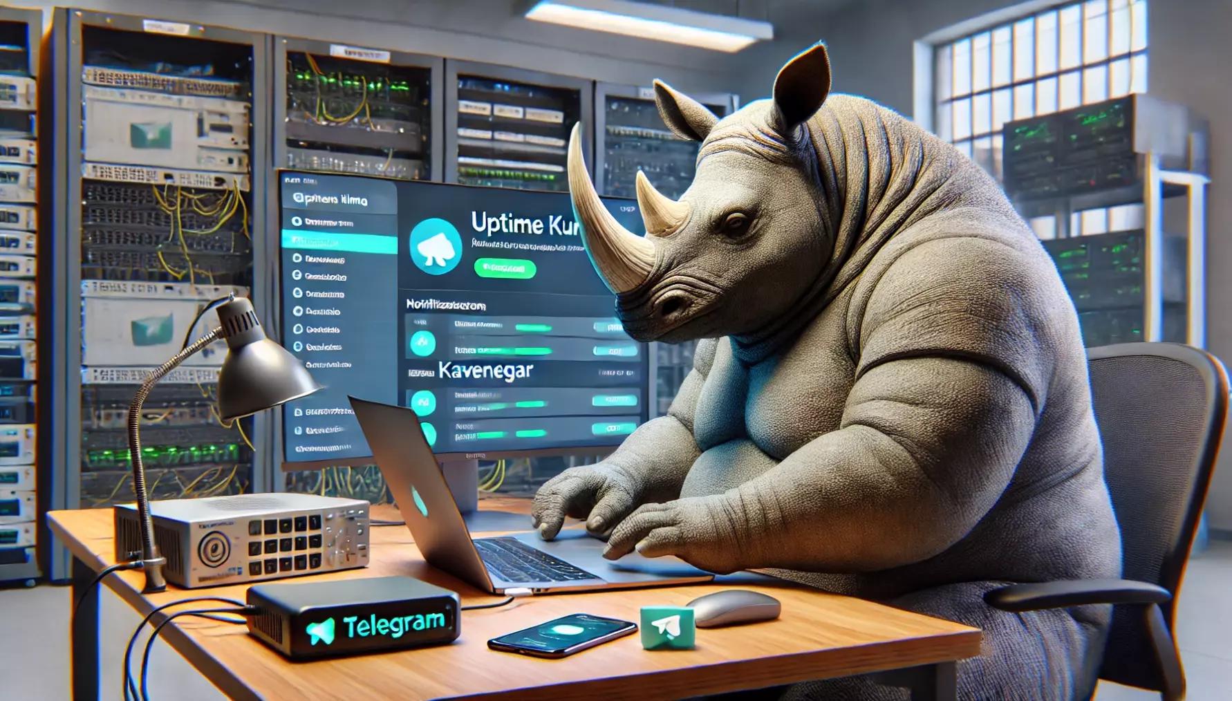 آموزش کامل Uptime Kuma: نصب، راه‌اندازی و پیکربندی ارسال نوتیفیکیشن با کاوه‌نگار و تلگرام