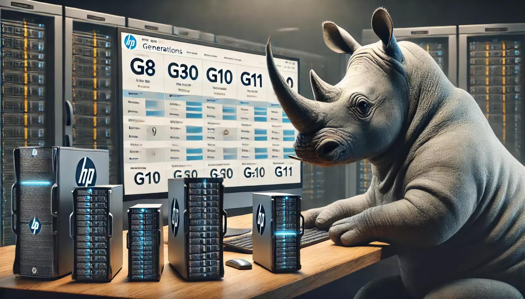 تفاوت نسلهای سرورهای HP DL380/360 G8 تا G11